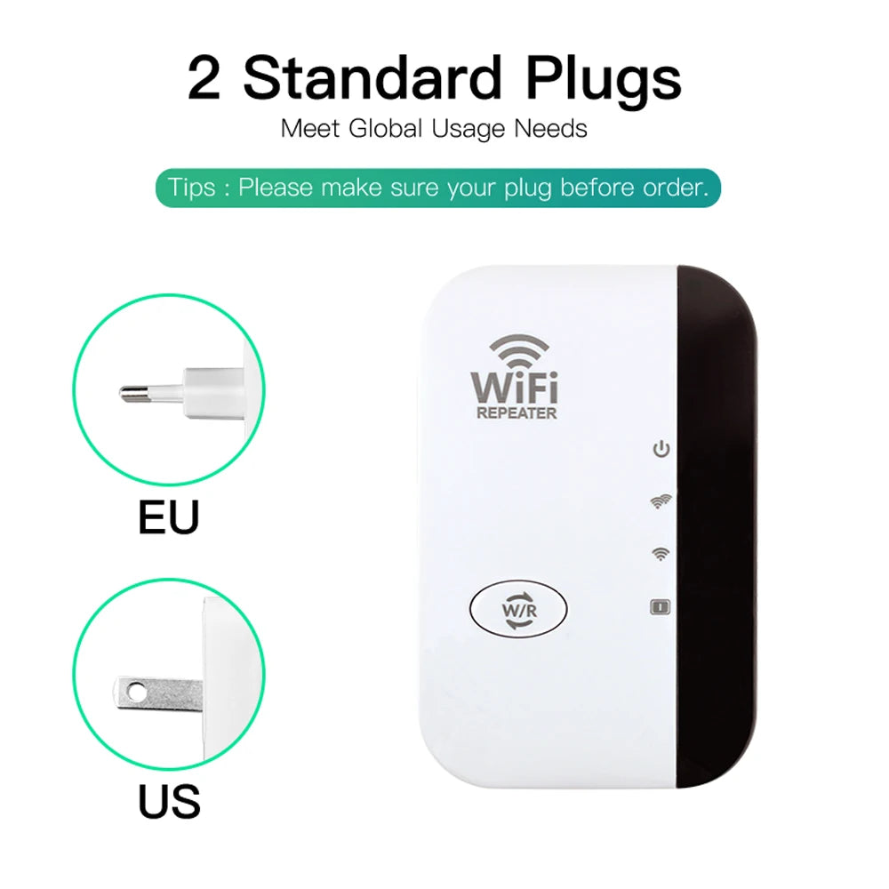 FENVI 300 Mbps WiFi Range Extender, 2.4 GHz