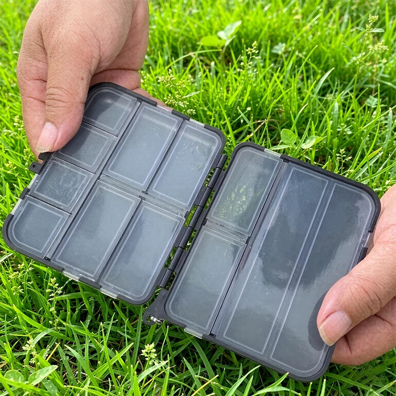 Double-Sided Fishing Tackle Organizer with 12 Compartments