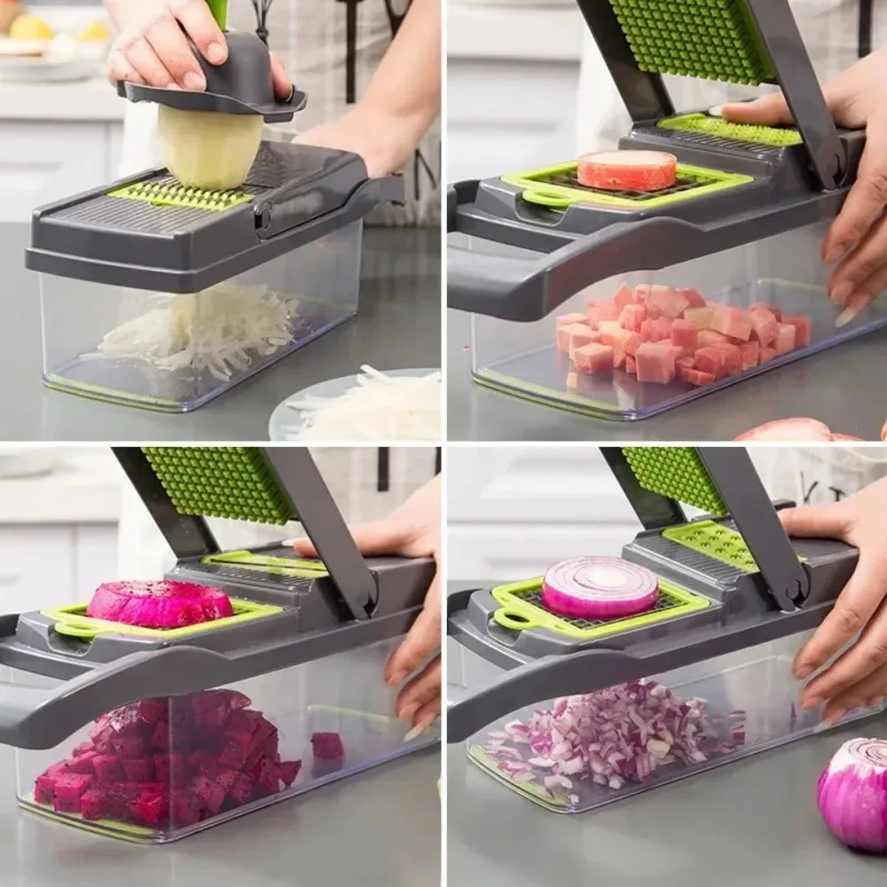Multi-Function Vegetable Chopper, Slicer & Dicer