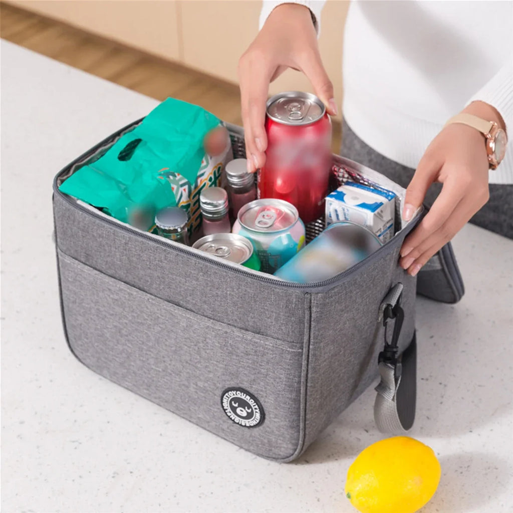 Large Insulated Lunch Bag with Shoulder Strap