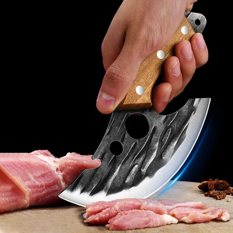Hand-Forged Meat Cutting Knife – Professional Boning & Butcher Blade