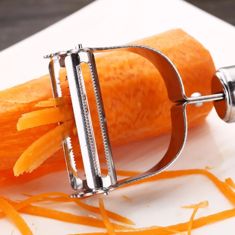 Stainless Steel 2-in-1 Vegetable Peeler and Grater