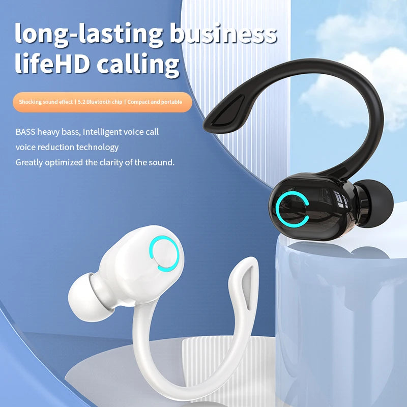 Hi-Fi Bass Waterproof Sport Earbuds – Noise Cancelling Wireless