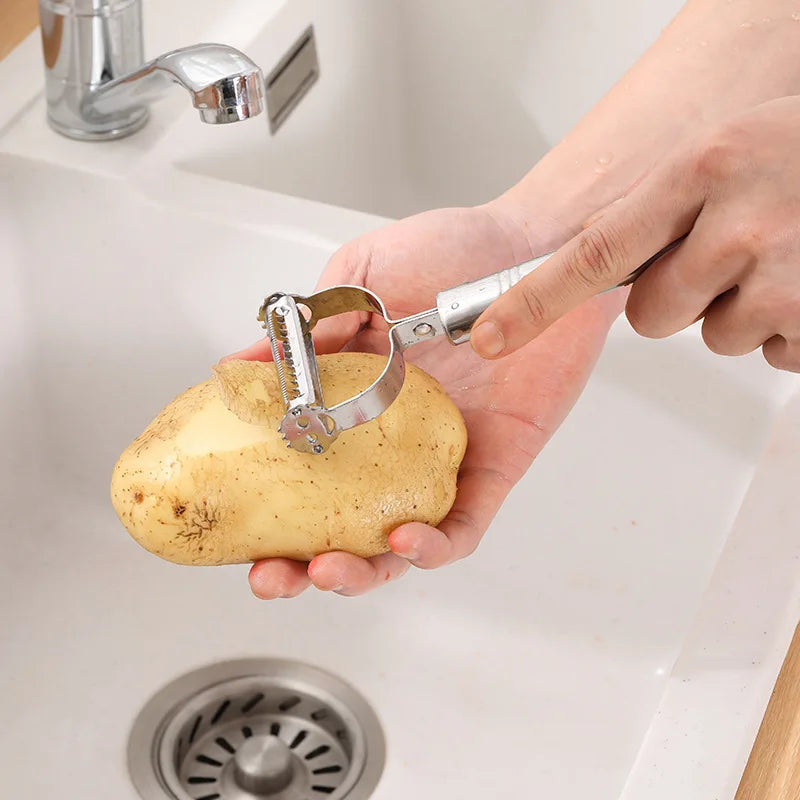 Stainless Steel 2-in-1 Vegetable Peeler and Grater