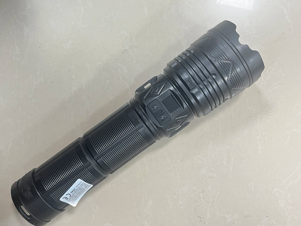 Ultra-Powerful Rechargeable Tactical Flashlight – Super Bright LED Outdoor Torch
