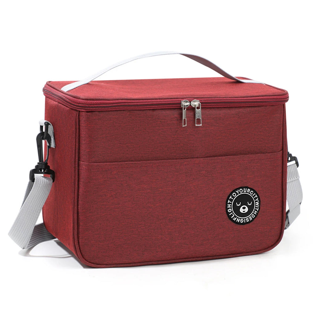 Large Insulated Lunch Bag with Shoulder Strap