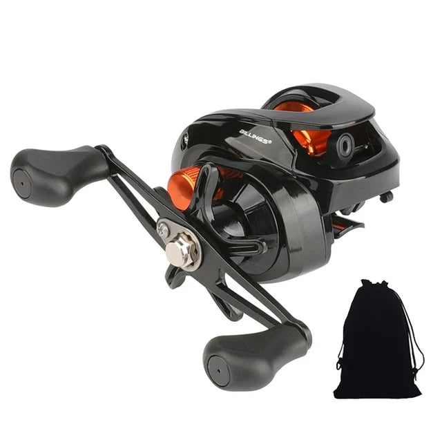 6.3:1 Baitcasting Fishing Reel, Left or Right Hand