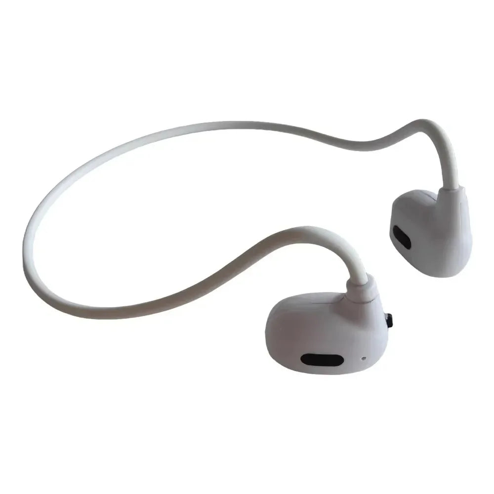 Open-Ear Bluetooth Headset – Wraparound Design with Mic
