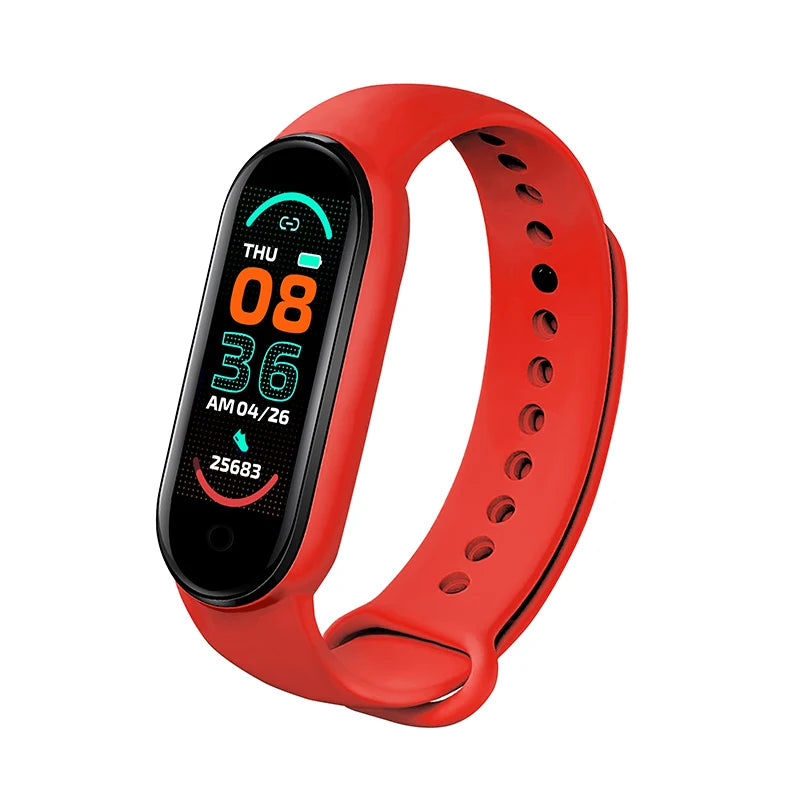 M6 Smart Fitness Bracelet – Heart Rate, Blood Pressure & Activity Tracker