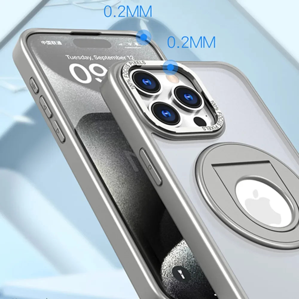 Magnetic Ring Kickstand iPhone Case – Fits iPhone 11 to 15
