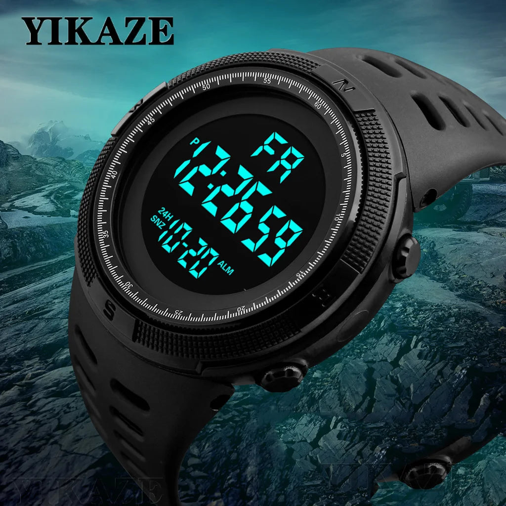 Digital Sport Watch with Stopwatch, Alarm & Backlight