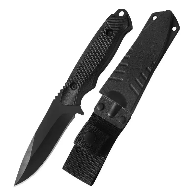 Fixed Blade Camping Knife with Sheath – High-Hardness Stainless Steel Outdoor Utility Knife