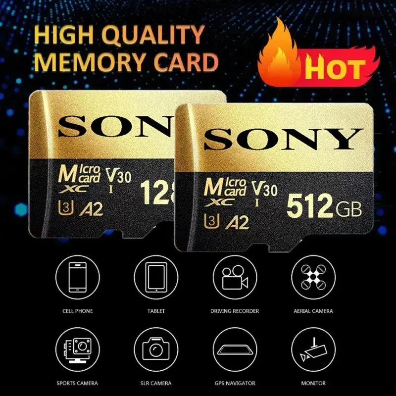 High-Speed Micro SD Memory Card – 128GB / 256GB / 1TB for Smartphones & Devices