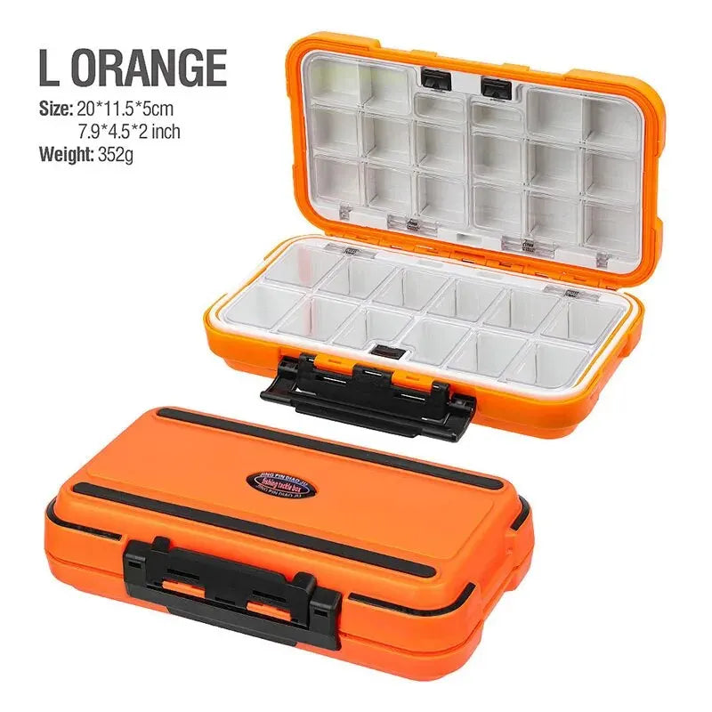 Waterproof Fishing Tackle Box for Hooks & Lures
