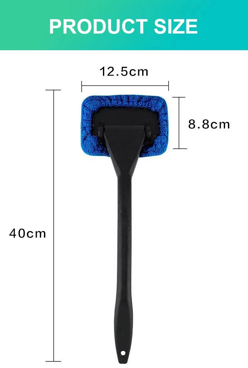 Car Window Cleaning Brush with Long Handle