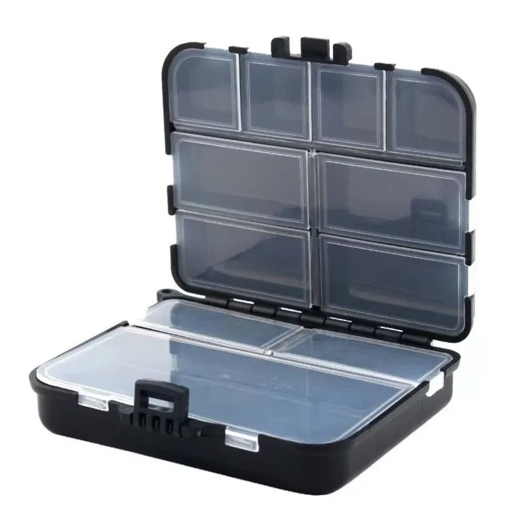 Double-Sided Fishing Tackle Organizer with 12 Compartments