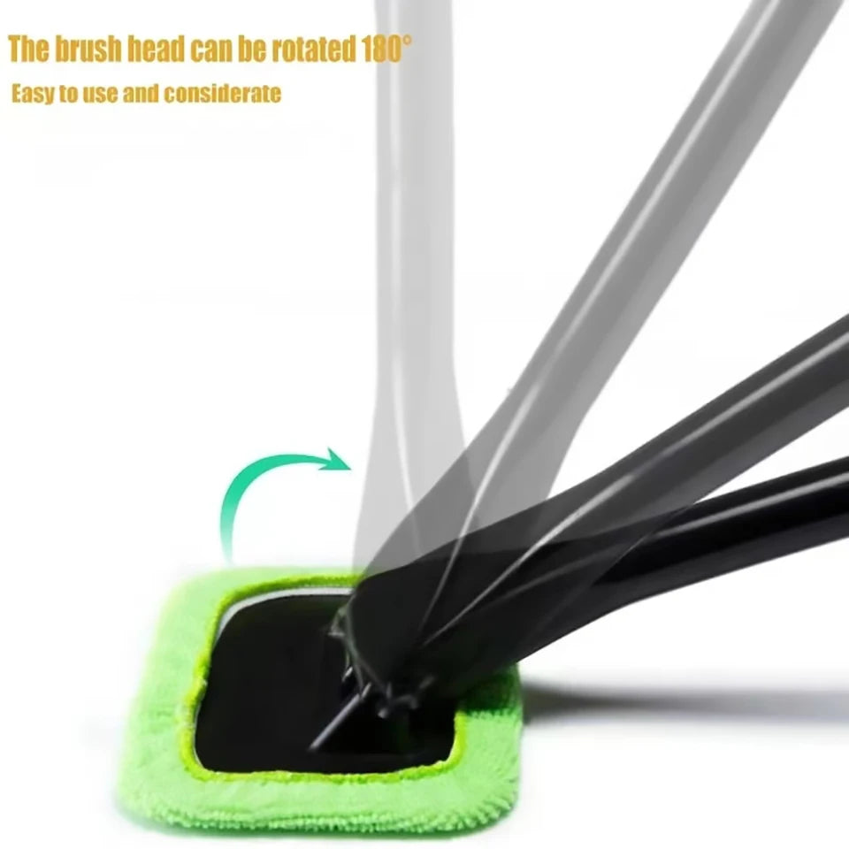 Car Window Cleaning Brush with Long Handle