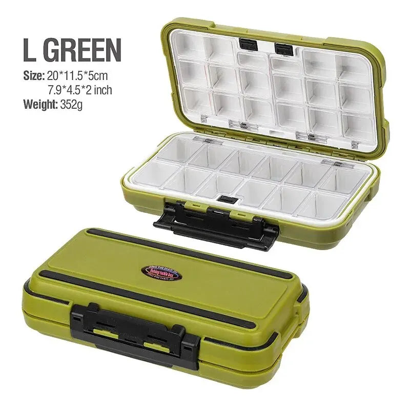 Waterproof Fishing Tackle Box for Hooks & Lures