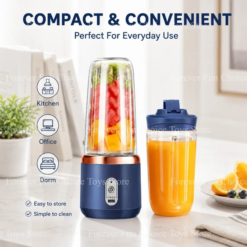 Portable Rechargeable Electric Juicer Cup