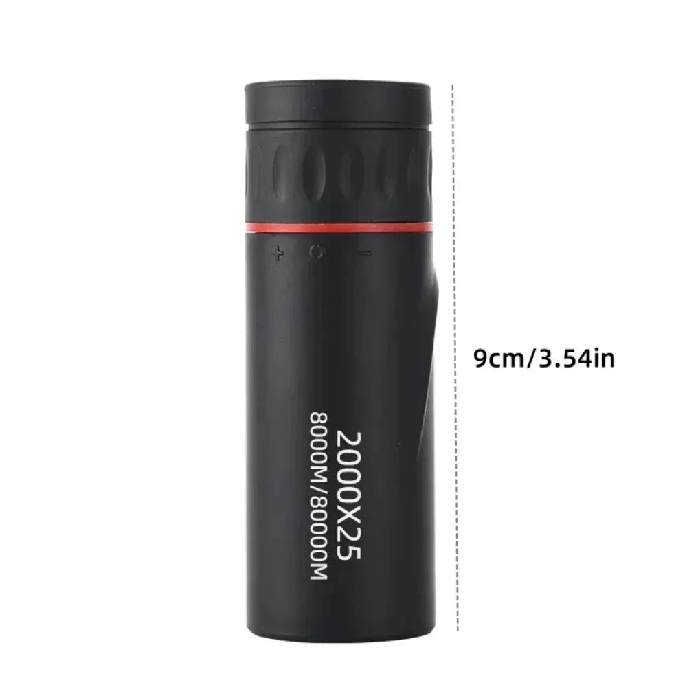 8x Portable Monocular Telescope with Phone Holder