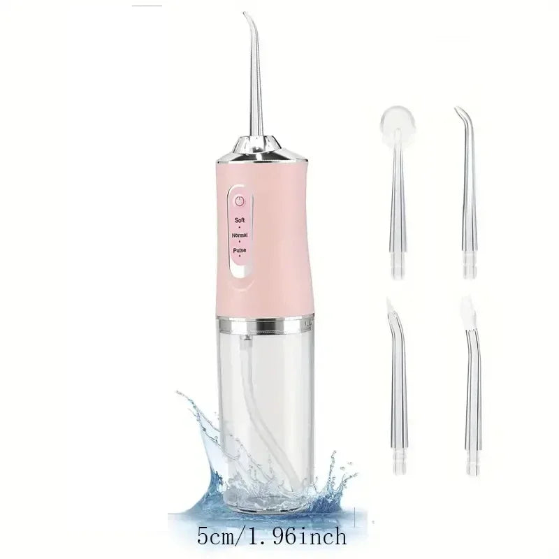 Portable Rechargeable Water Flosser with 3 Modes