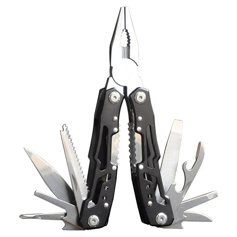 Folding Multi-Tool Pliers – Stainless Steel Portable Combination Tool for Camping & Survival