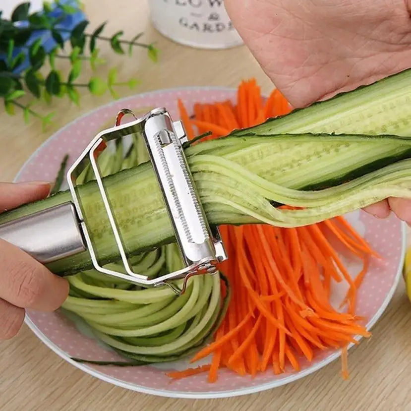 Stainless Steel 2-in-1 Vegetable Peeler and Grater