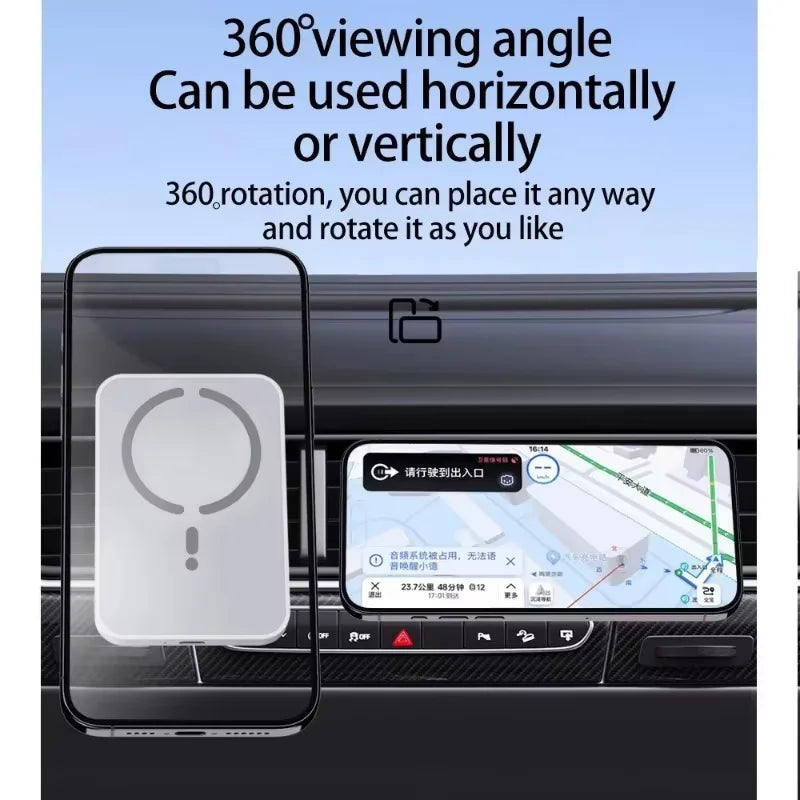 MagSafe Car Wireless Charger – Air Vent Mount for iPhone