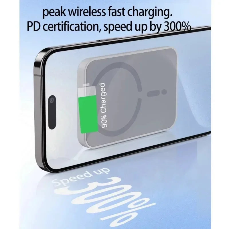 Magnetic Wireless Car Charger Mount – MagSafe Compatible, Air Vent Clip