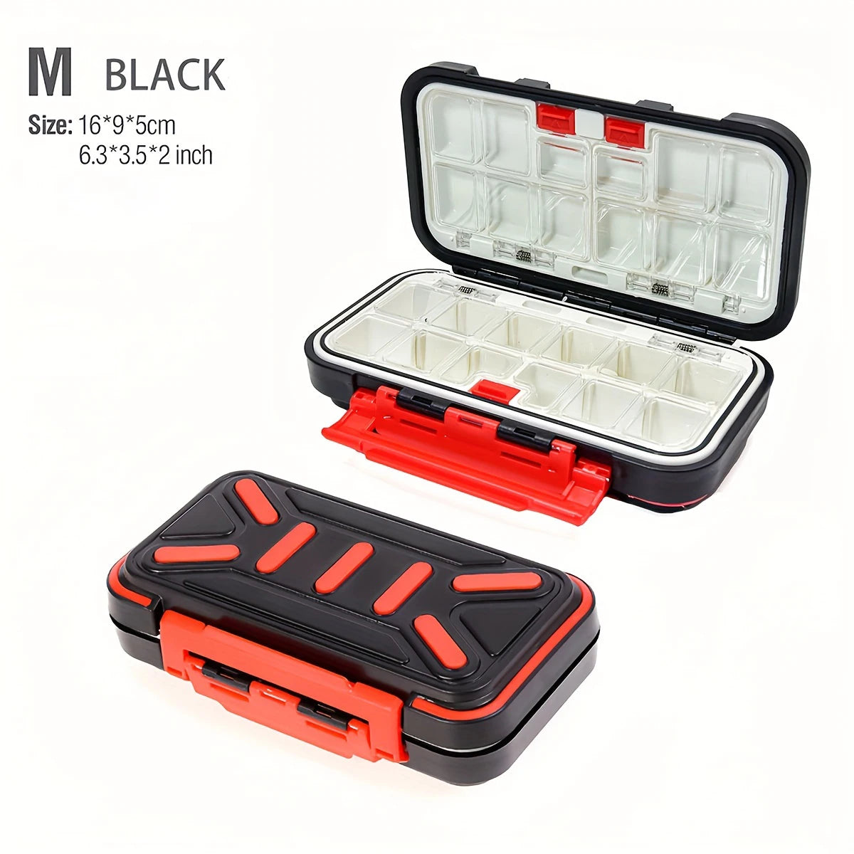 Waterproof Fishing Tackle Box for Hooks & Lures