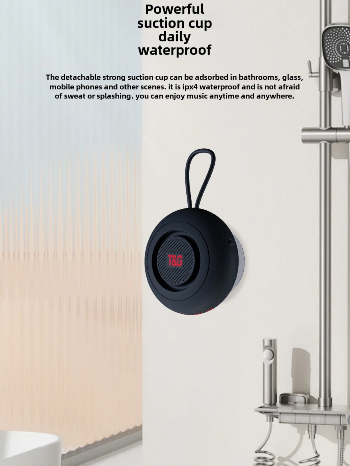 TG442 Bluetooth Subwoofer Speaker – Wireless Bass Sound for Home & Bathroom