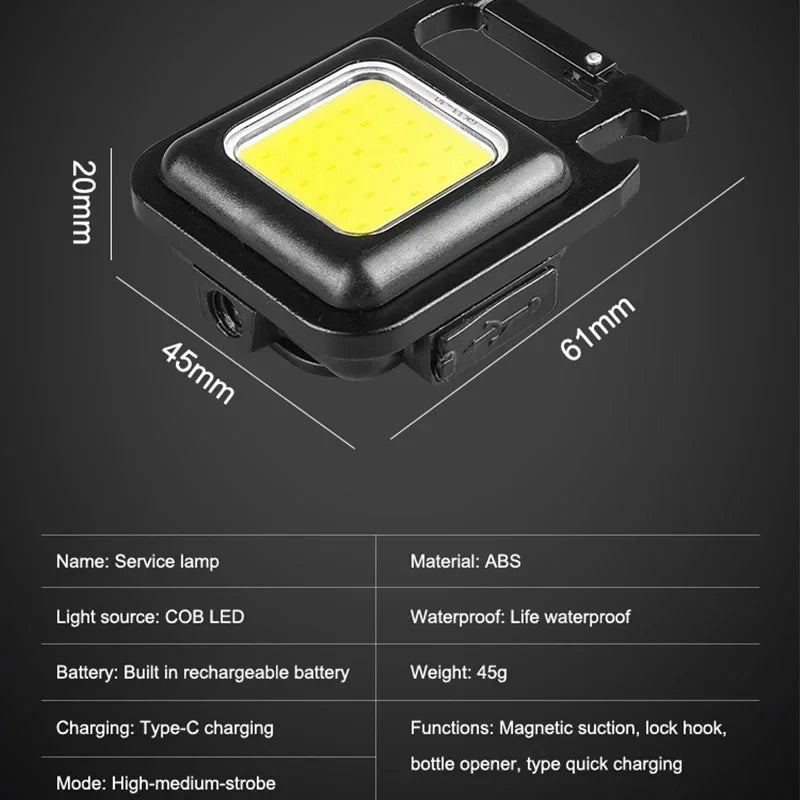 2000LM USB-C Rechargeable LED Flashlight – Zoomable Long Range Tactical Torch