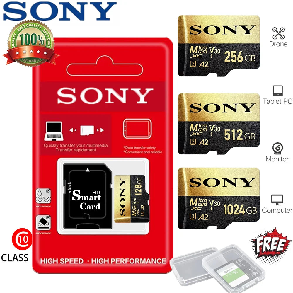 High-Speed Micro SD Memory Card – 128GB / 256GB / 1TB for Smartphones & Devices