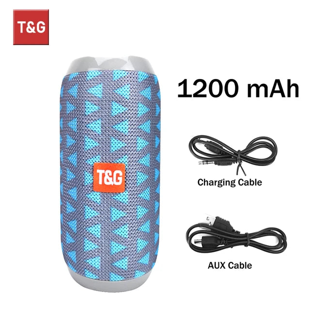 Waterproof Outdoor Bluetooth Speaker – TF Card & FM Radio Included