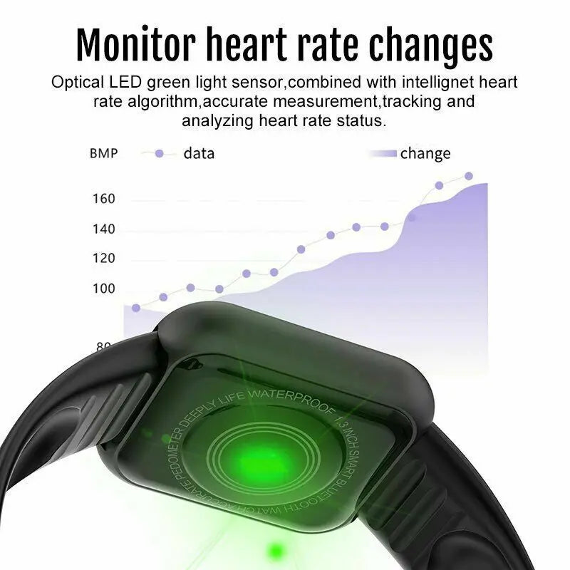 D20 Multifunctional Smart Watch – Bluetooth, Fitness & Call Alerts