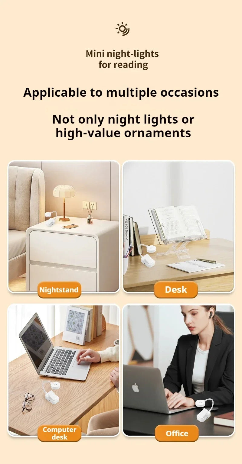 Clip-On LED Desk Lamp – Gooseneck, Memory Function, 3 Modes, Eye Protection