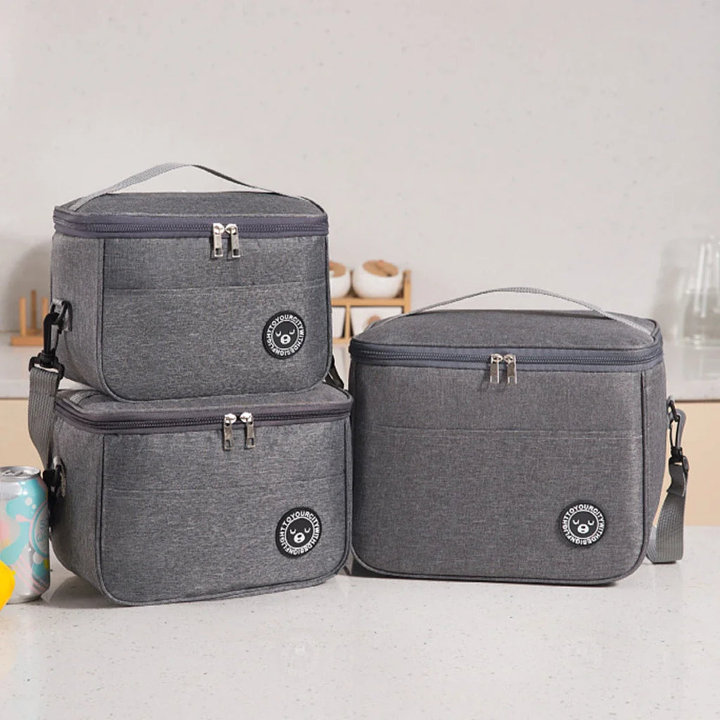Large Insulated Lunch Bag with Shoulder Strap