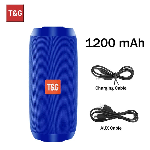 Waterproof Outdoor Bluetooth Speaker – TF Card & FM Radio Included