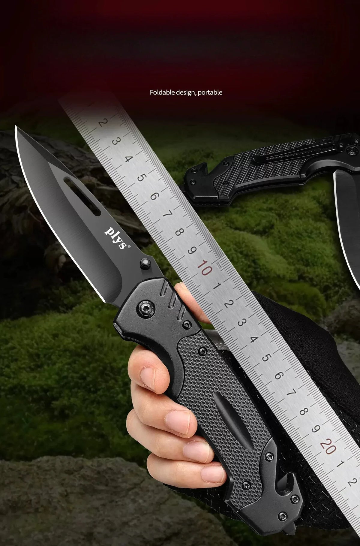 Multifunctional Folding Pocket Knife – High-Hardness Blade for Camping & Outdoor Use