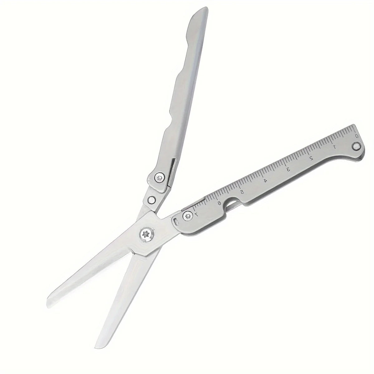Portable Folding Scissors – Stainless Steel Multifunctional Outdoor Survival Tool