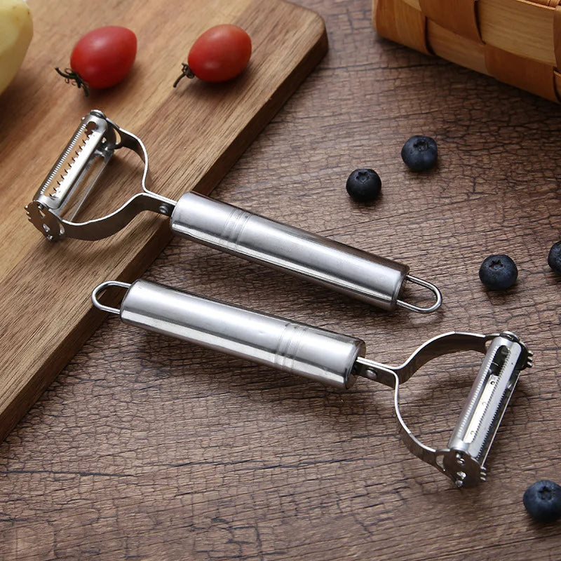 Stainless Steel 2-in-1 Vegetable Peeler and Grater