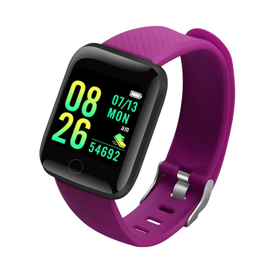 Bluetooth Smartwatch with Fitness Tracking & Music Control