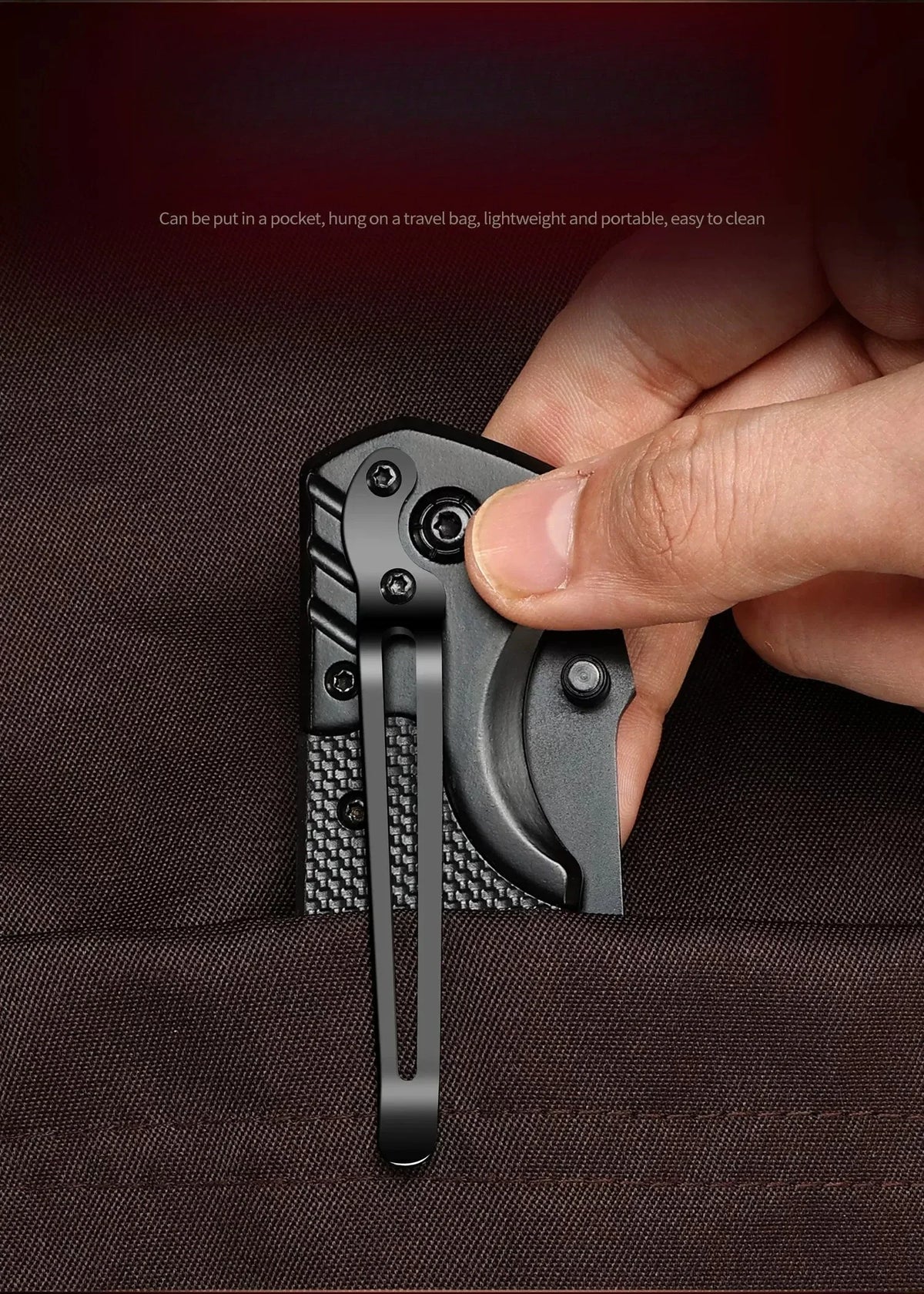 Multifunctional Folding Pocket Knife – High-Hardness Blade for Camping & Outdoor Use