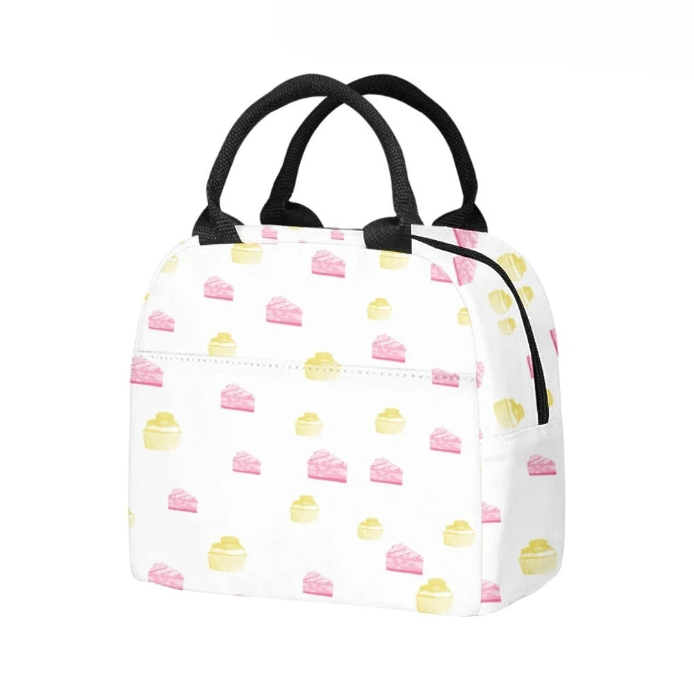 Fruits Juicy Sustainable Insulated Lunch Bag Side Pocket Waterproof Reusable Office Easy Clean Design for Work School Picnics