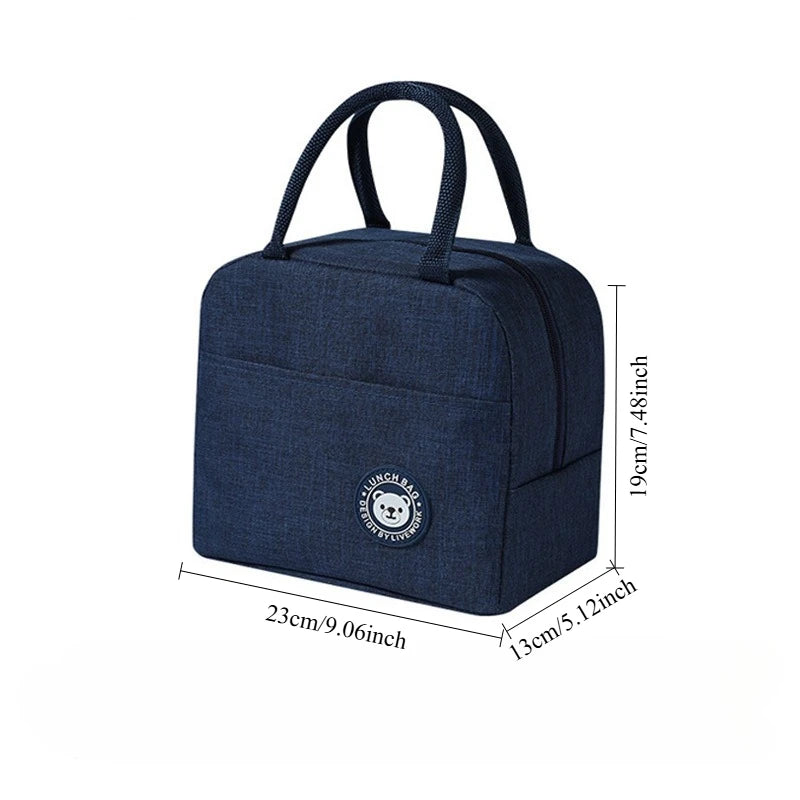 Lunch Box for Men Outdoor Heavy Duty Lunch Bags Work Leakproof Insulated Durable Thermal Cooler Bag Meal Camping Picnic