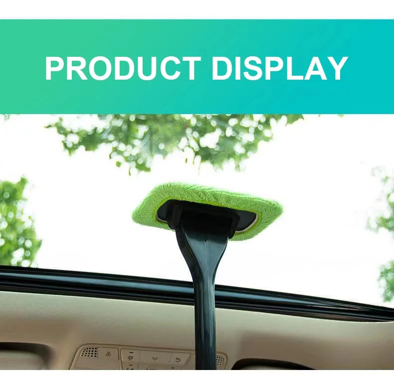 Car Window Cleaning Brush with Long Handle