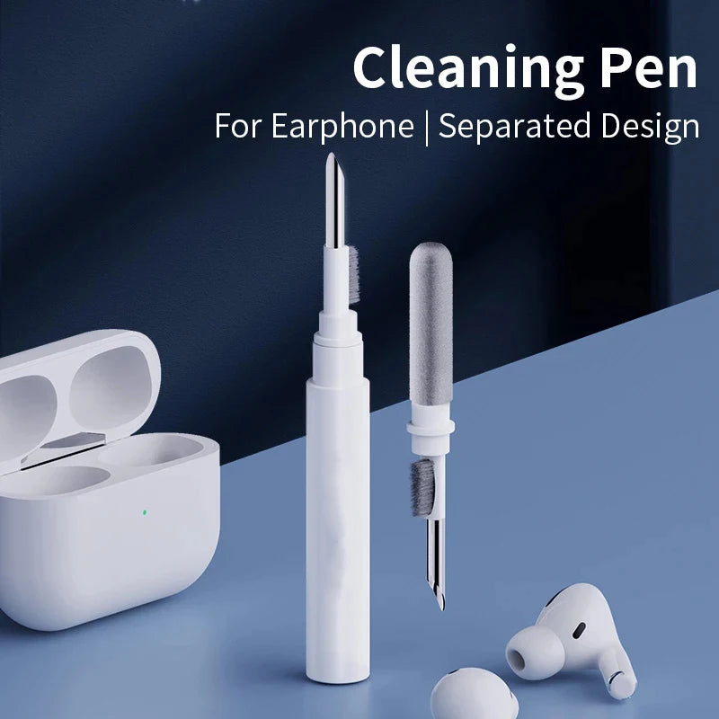 Earbuds & Headset Cleaning Kit – Cleaning Pen & Brush for AirPods, Samsung & More