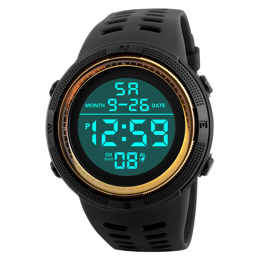 Digital Sport Watch with Stopwatch, Alarm & Backlight