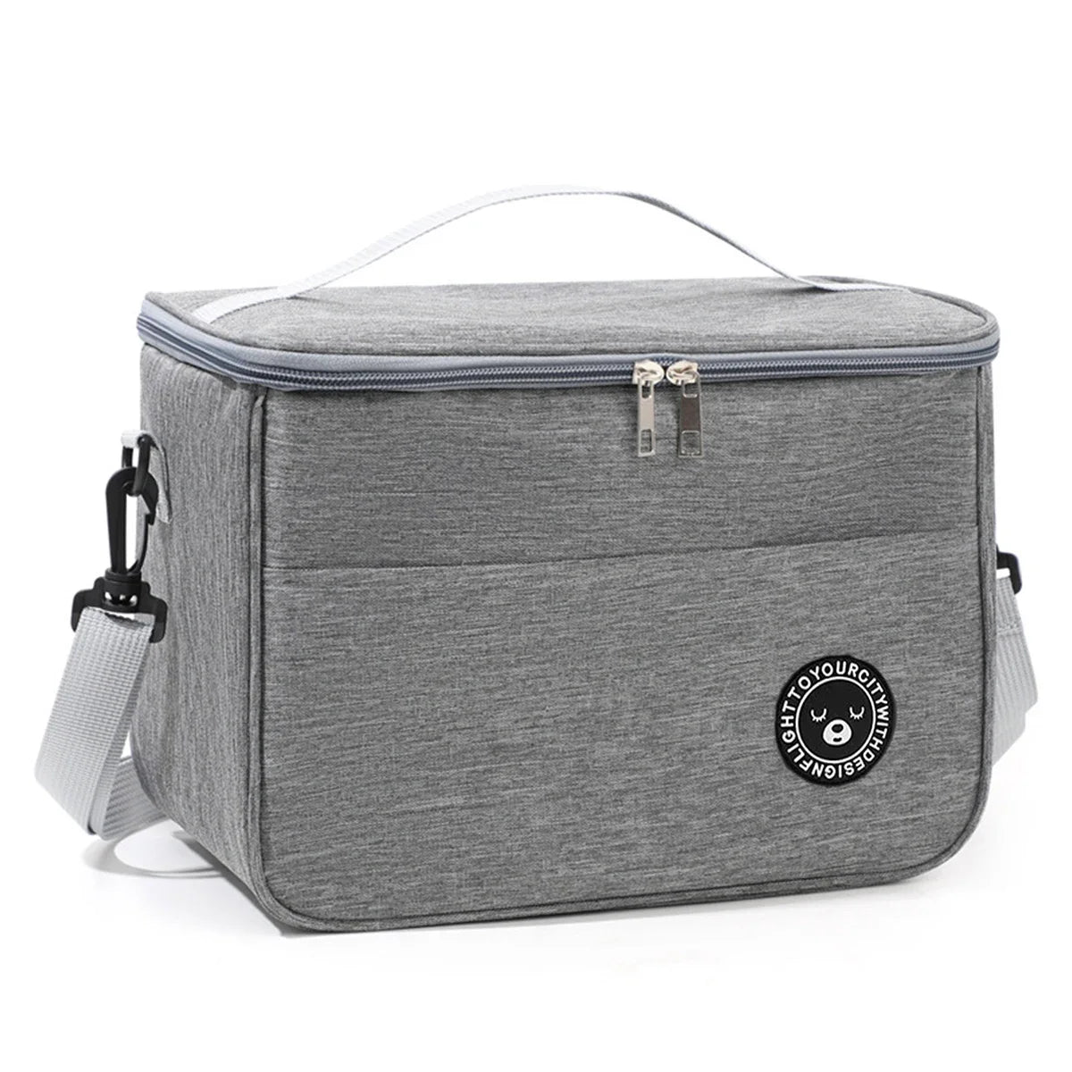 Large Insulated Lunch Bag with Shoulder Strap
