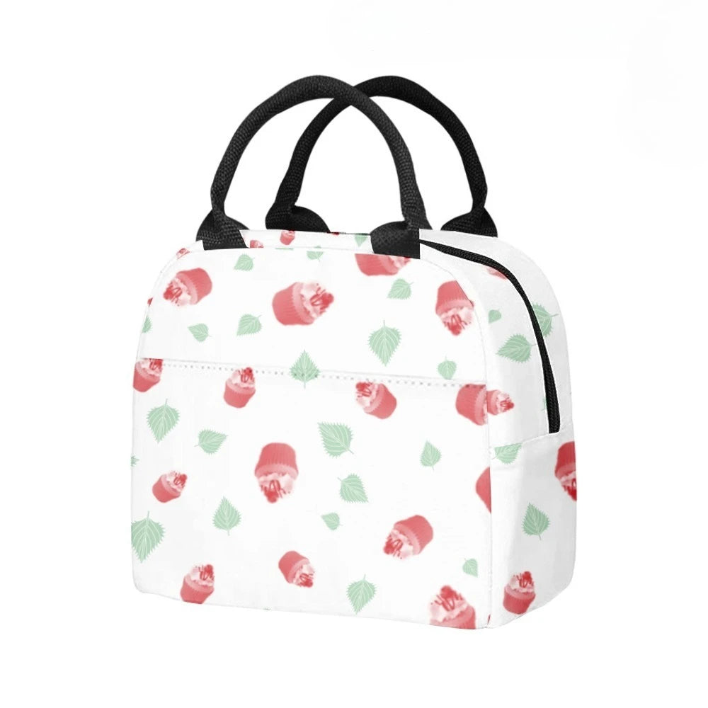 Fruits Juicy Sustainable Insulated Lunch Bag Side Pocket Waterproof Reusable Office Easy Clean Design for Work School Picnics